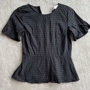 Ann Taylor Loft Peplum Shirt
